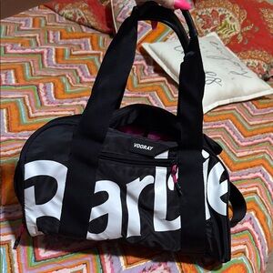 Vooray Black and White Duffle Bag BARBIE limited edition